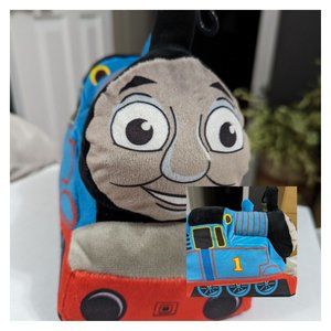 Thomas the Train Engine stuffed toy flat foambottom 8x8 inch soft velvet like